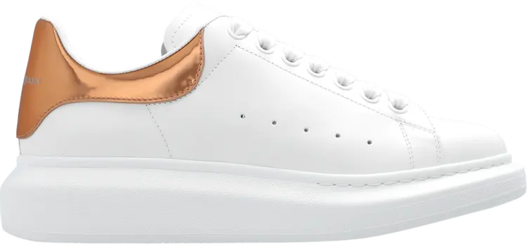 Кроссовки Alexander McQueen Wmns Oversized Sneaker 'White Rose Gold', белый