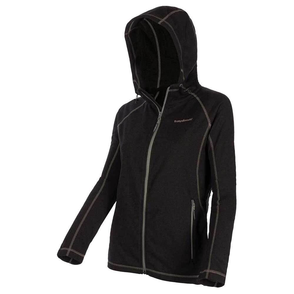 

Толстовка на молнии Trangoworld Huka Hooded, черный