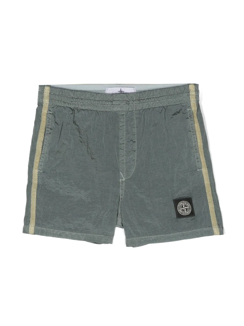 

Шорты с нашивкой-логотипом Stone Island Junior, серый