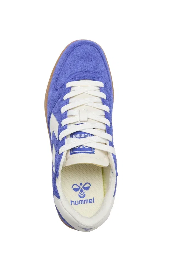Кроссовки Hummel Hb royal trainers, сине-серо-бежевый — фото 3
