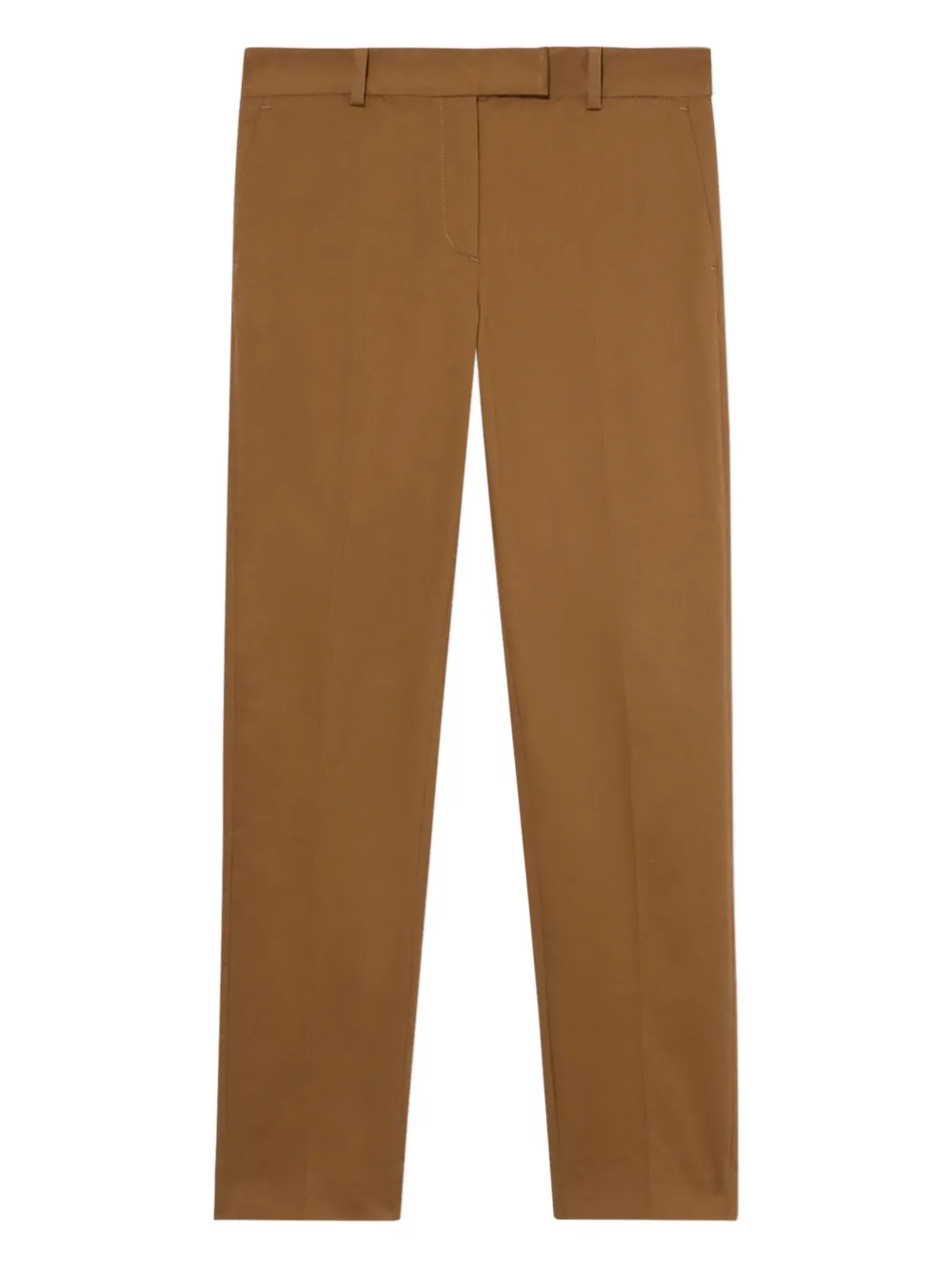 

Брюки из хлопкового смешанного материала Brooks Brothers, коричневый