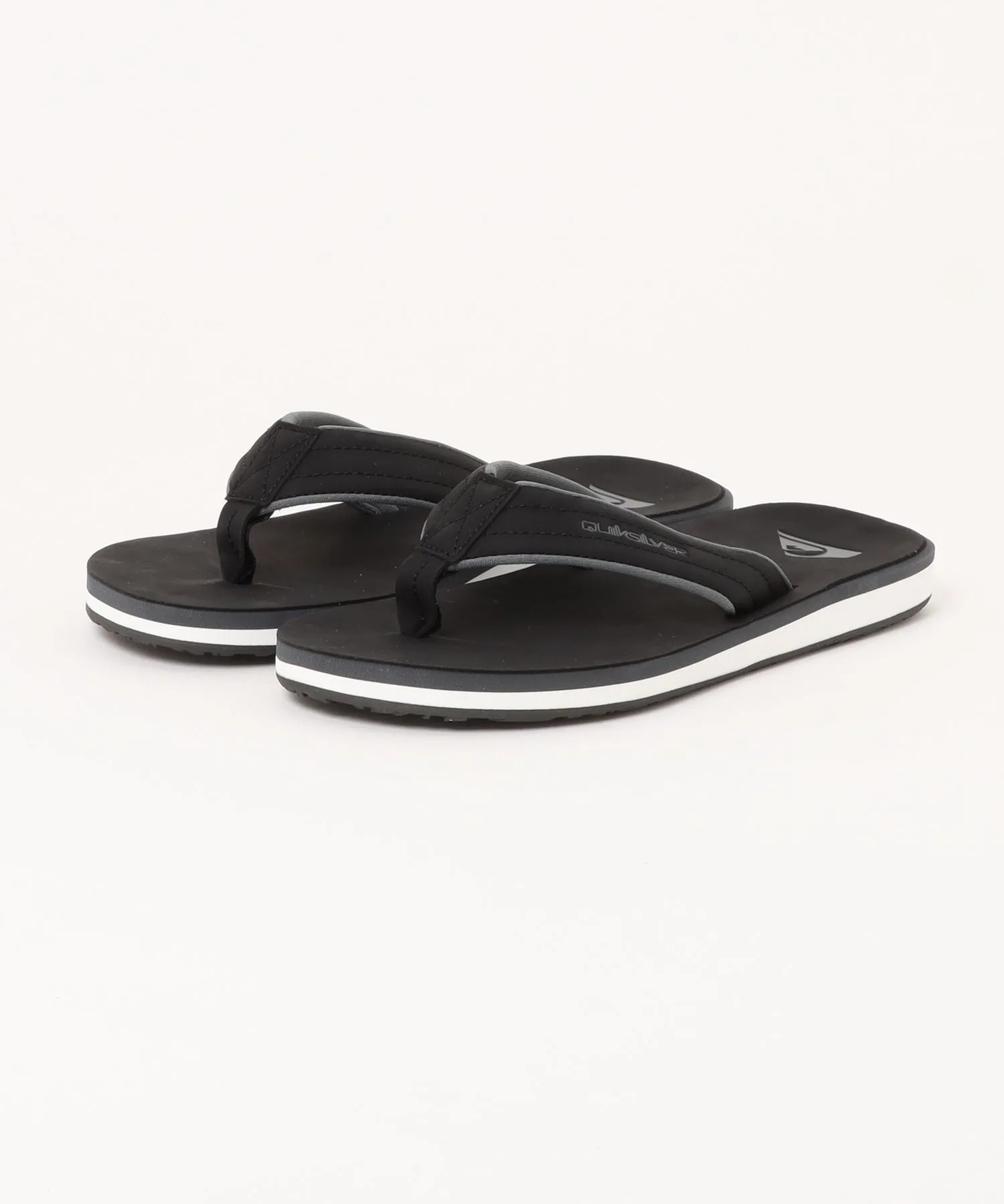 Мужские сандалии из веган-нубука Carver 26 Quiksilver чёрные
