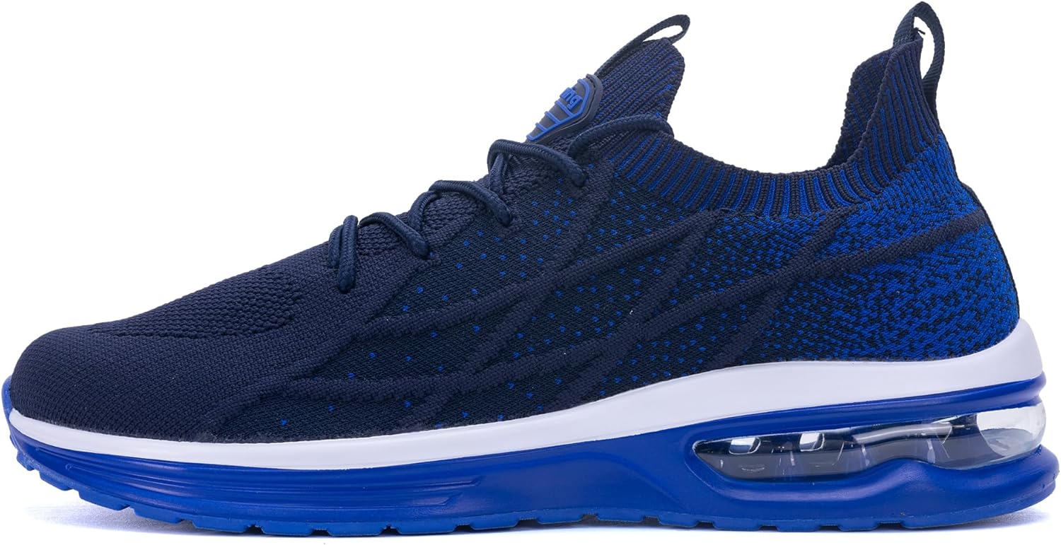 

Мужские кроссовки для бега, тенниса и ходьбы, с удобной амортизацией, для тренировок в зале, спортивные, размеры US 7-13 Tc Treecher, темно-синий