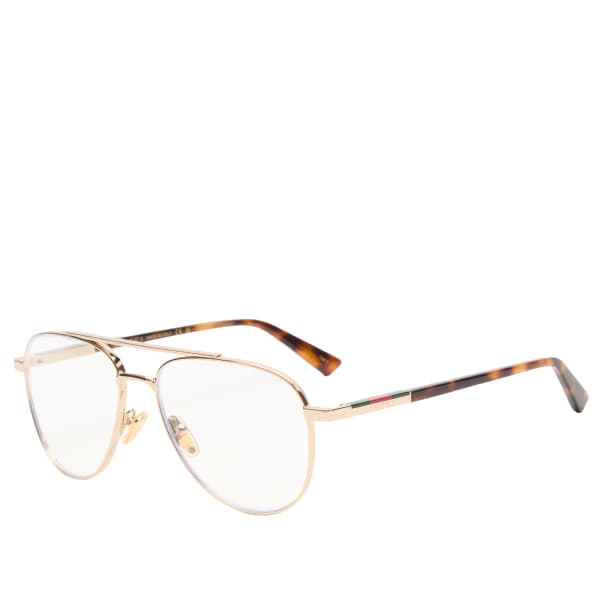 

Солнцезащитные очки Gucci gg1962s Gucci Eyewear, Gold, Havana & Transparent