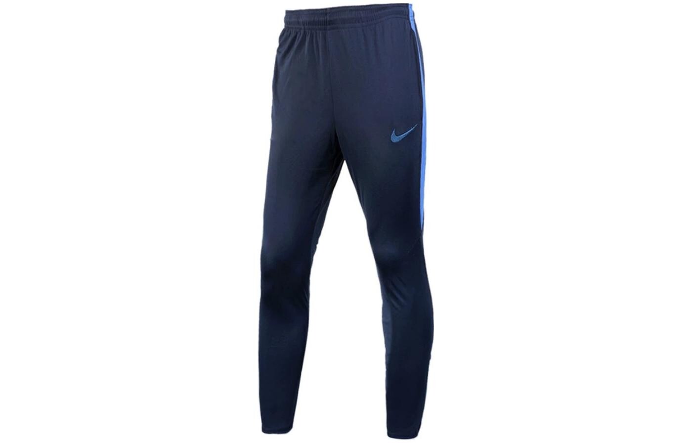 

Трикотажные спортивные штаны мужские темно-синие Nike, темно-синий