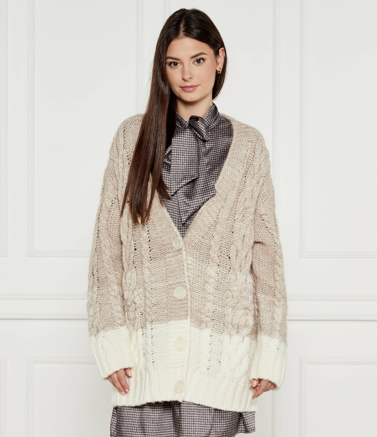 

Свитер Liu Jo Oversize fit, бежевый