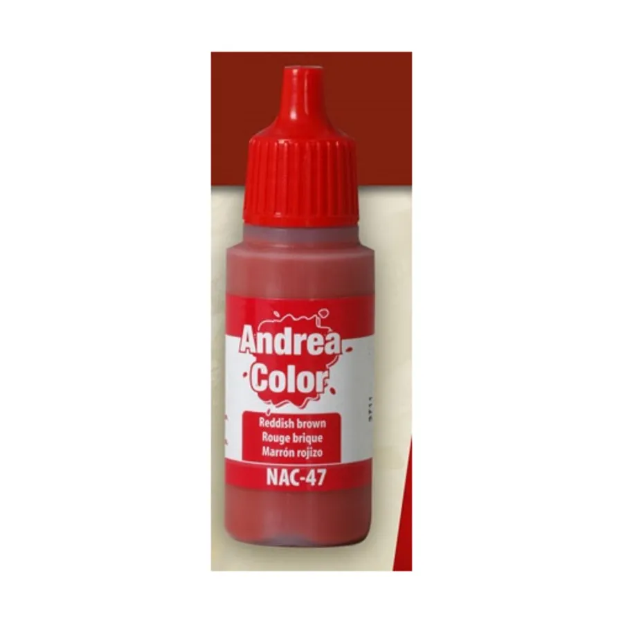 

Красновато-коричневый, Andrea Color Paints - Flesh Tones & Browns