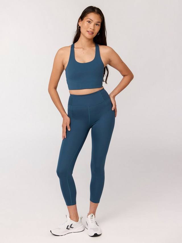 

Ультра-высокие леггинсы 7/8 Girlfriend Collective, Blue