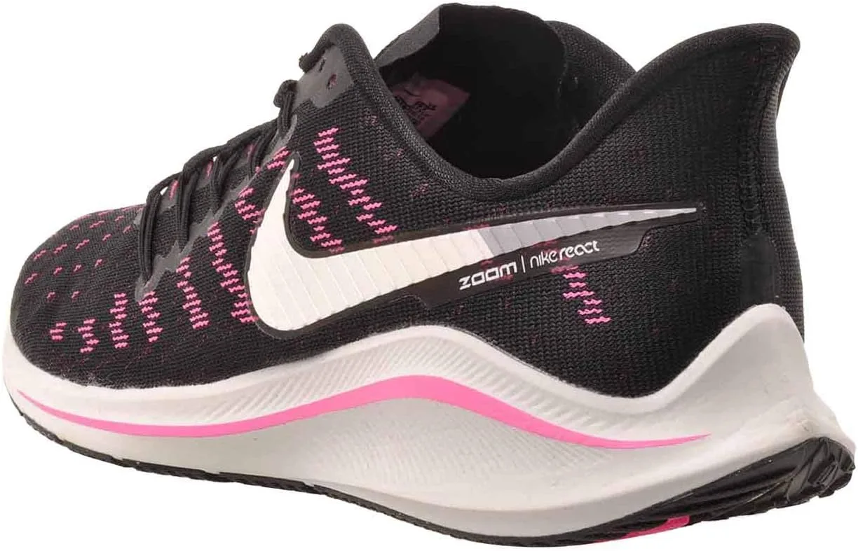 Мужские беговые кроссовки Nike Air Zoom Vomero 14, черный/розовый — фото 4