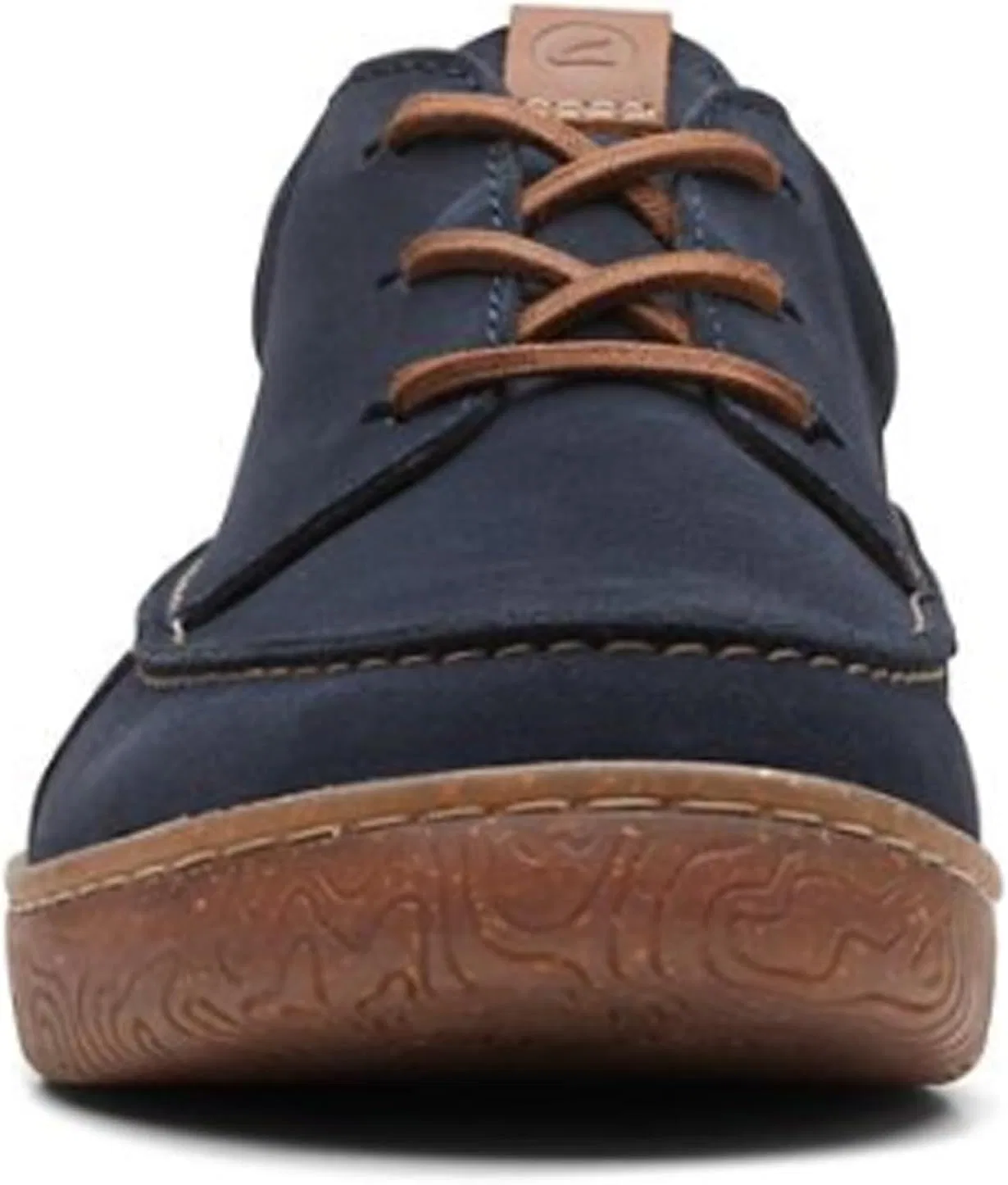 Мужские туфли Clarks Hodson MocOxford, Navy Velour — фото 4