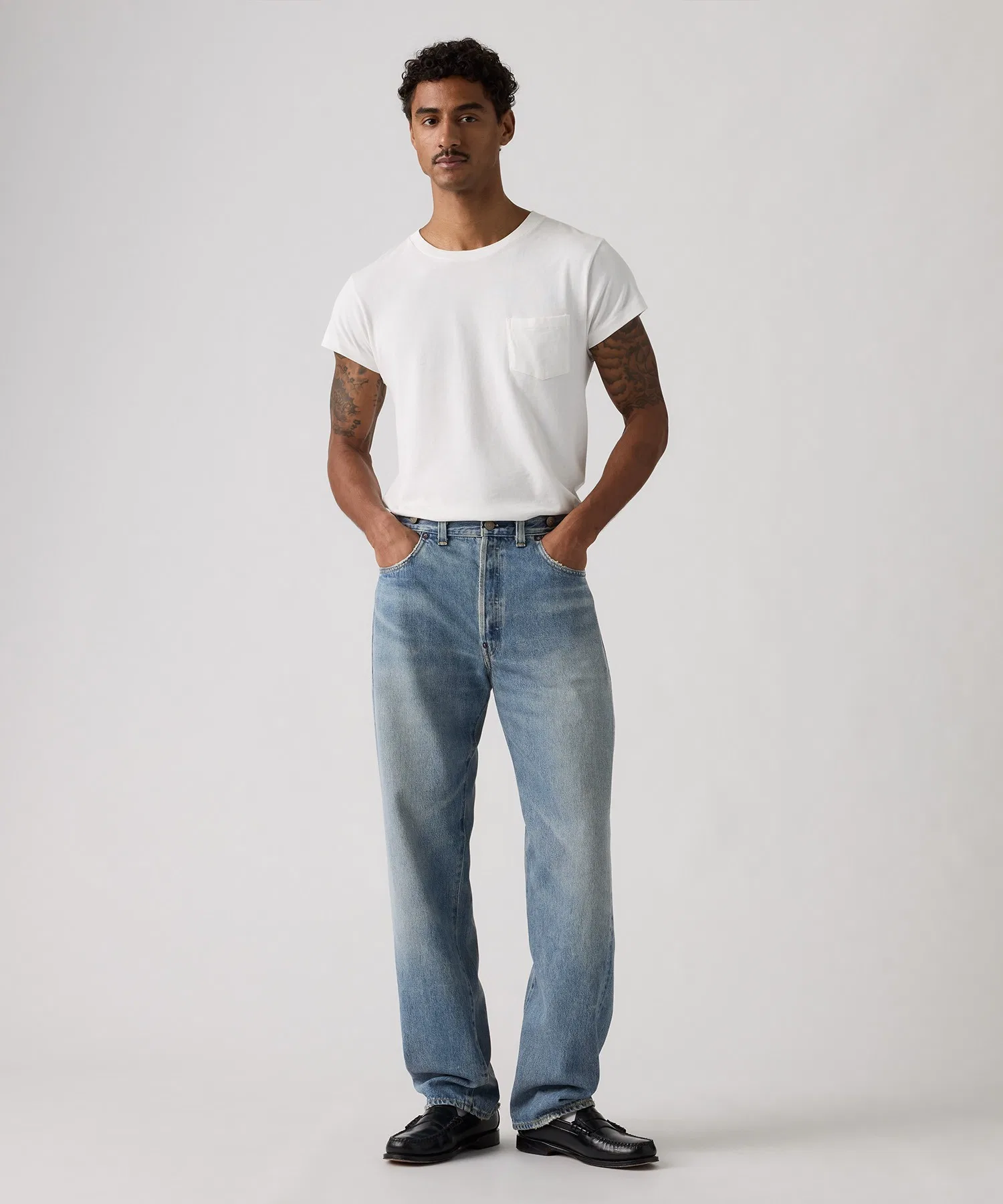 Levi's/Levi's LEVI'S(R) ВИНТАЖНАЯ ОДЕЖДА 1933 501(R) ОРИГИНАЛЬНЫЕ Джинсы, средний цвет, индиго — фото 2