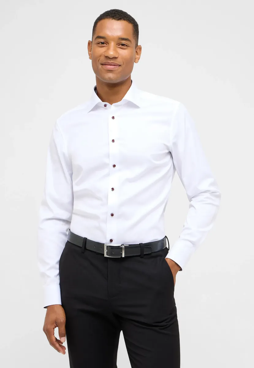 

Рубашка Eterna с длинными рукавами "SLIM FIT", белый