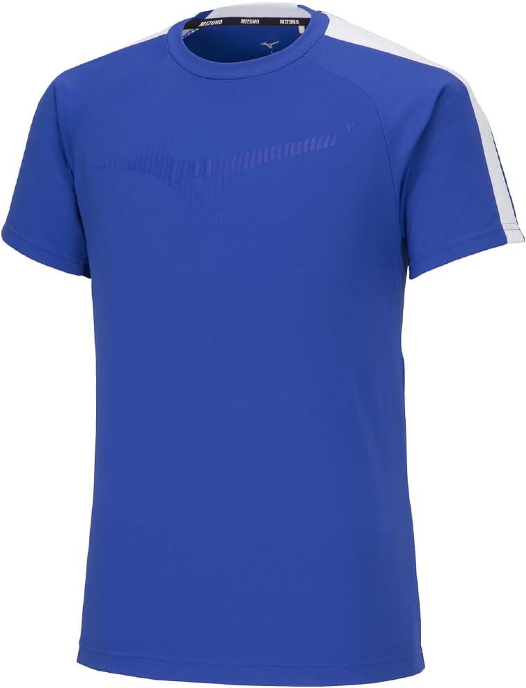 

Теннисная футболка Mizuno 62JAAZ13, тренировочная футболка Solar-Cut, короткий рукав, свобода движений, белый