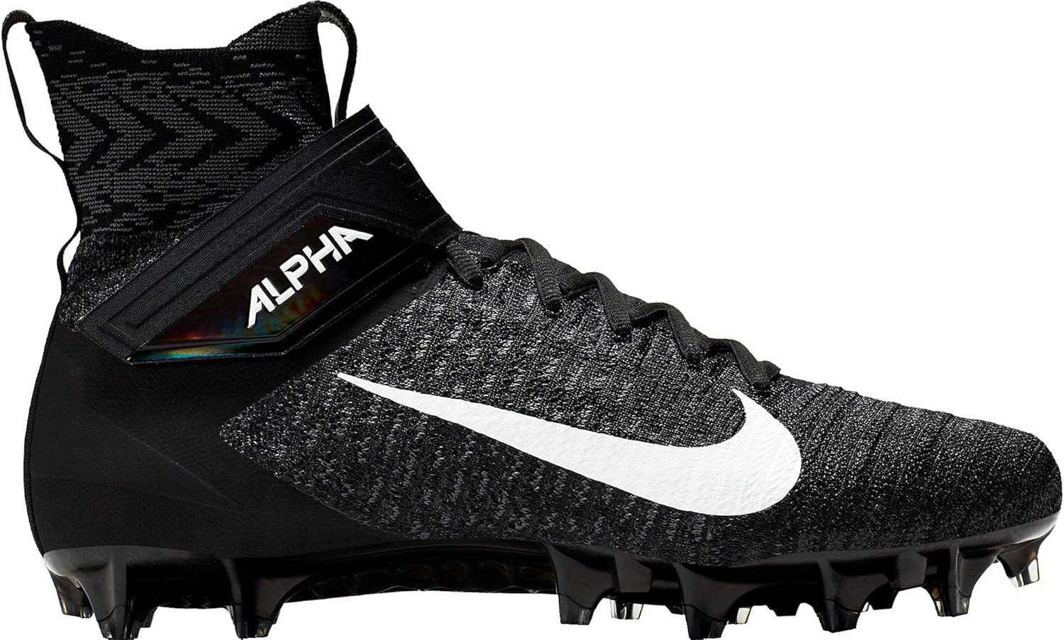 

Футбольные бутсы Nike Alpha Menace Pro 2 D мужские, черно-белые, 7 месяцев США, Black/Dark Grey/White