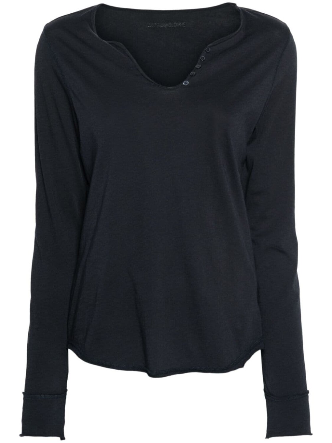 

Zadig&Voltaire футболка с цветочной вышивкой, синий
