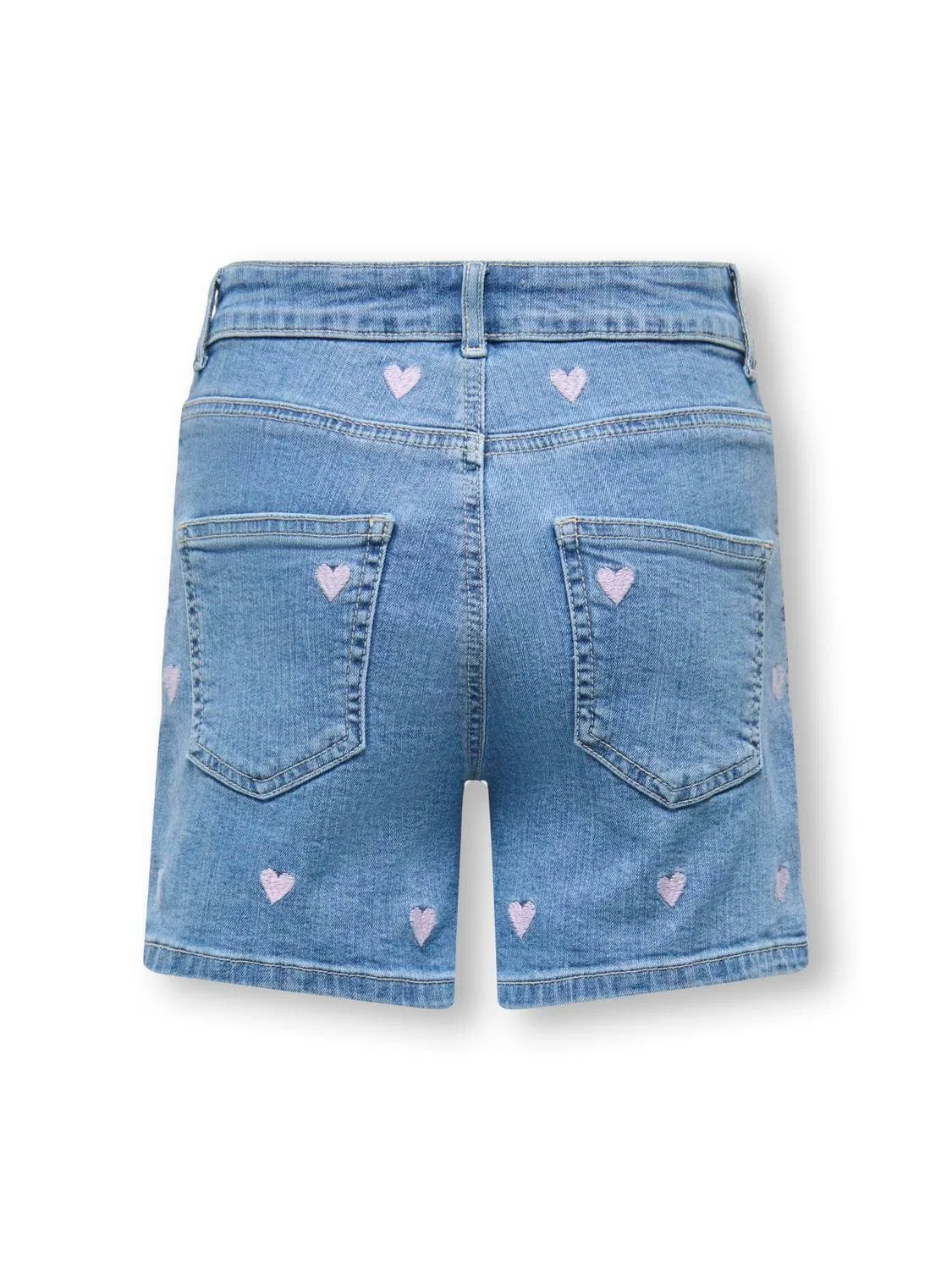 Шорты джинсовые с вышивкой KIDS ONLY, light medium blue denim — фото 2