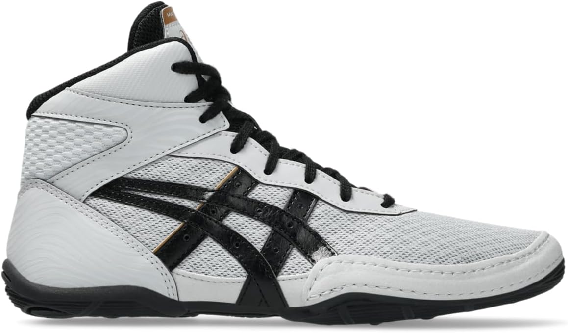 Детские борцовские кроссовки Asics Matflex 7 для школьников, черный — фото 2
