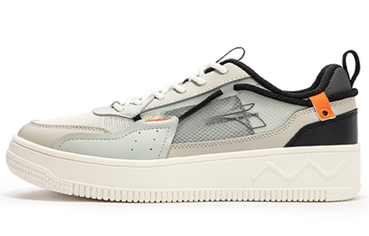 

Кроссовки 361° Skateboarding Shoes Men Low-top Beige/gray/black, бежевый/серый/черный