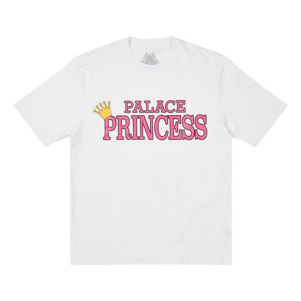 

Футболка PALACE Princess Alphabet Pattern Short Sleeve Unisex White, белый
