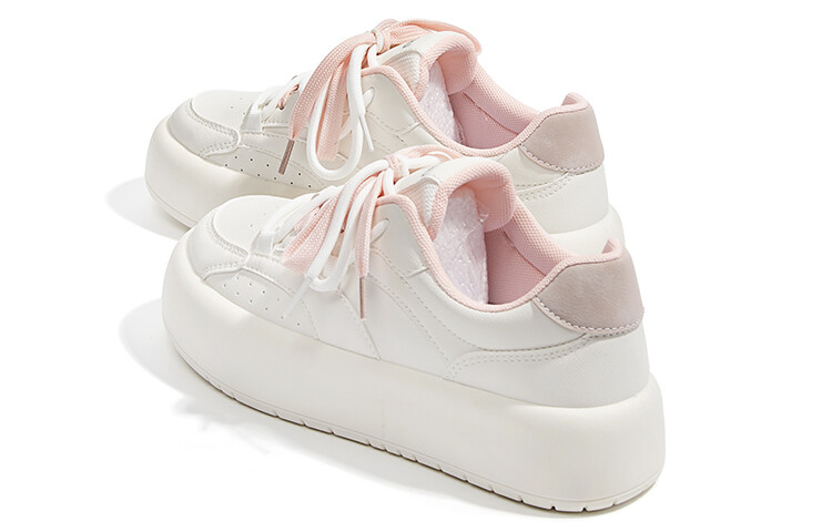 Кроссовки HUANQIU Skateboarding Shoes Women's Low-top Pink, розовый — фото 3