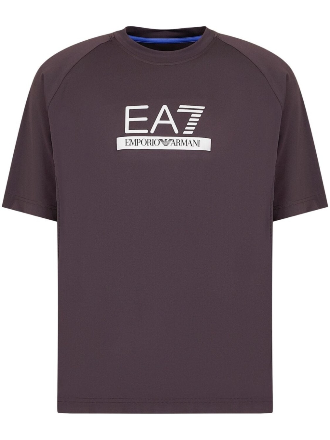 

Ea7 Emporio Armani футболка с логотипом, коричневый