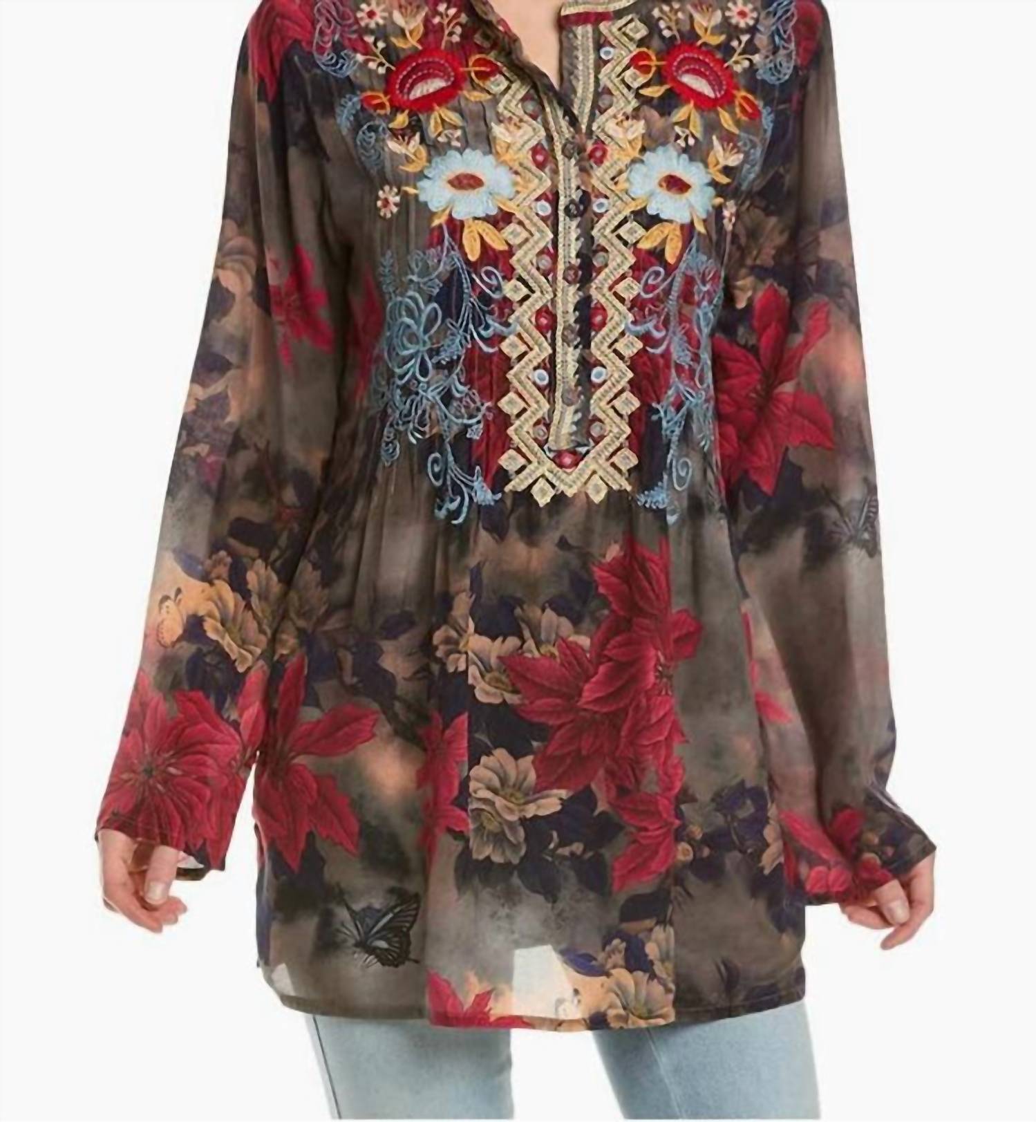 

Туника Claret Nephele в разноцветном исполнении Johnny Was, мультиколор