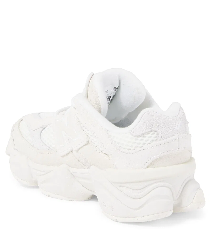 9060 Детские замшевые кроссовки New Balance Kids, белый — фото 3