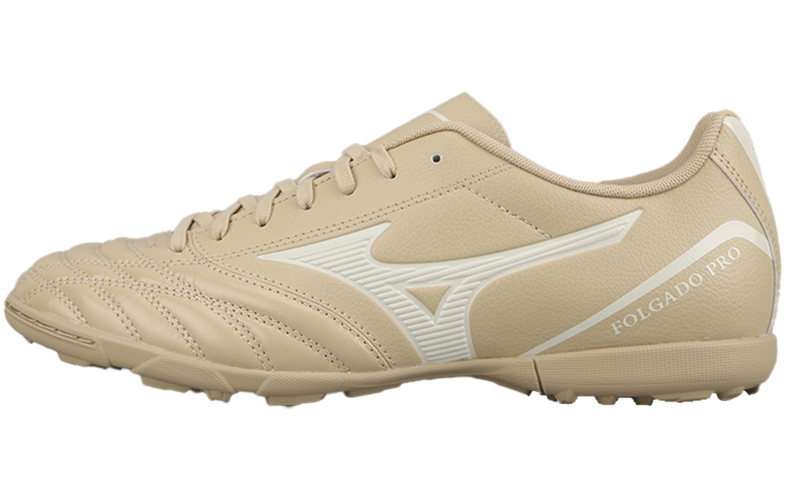 

Mizuno Футбольные бутсы Folgado с мягкой подошвой и противоскользящим покрытием, мужские, кофейно-белые