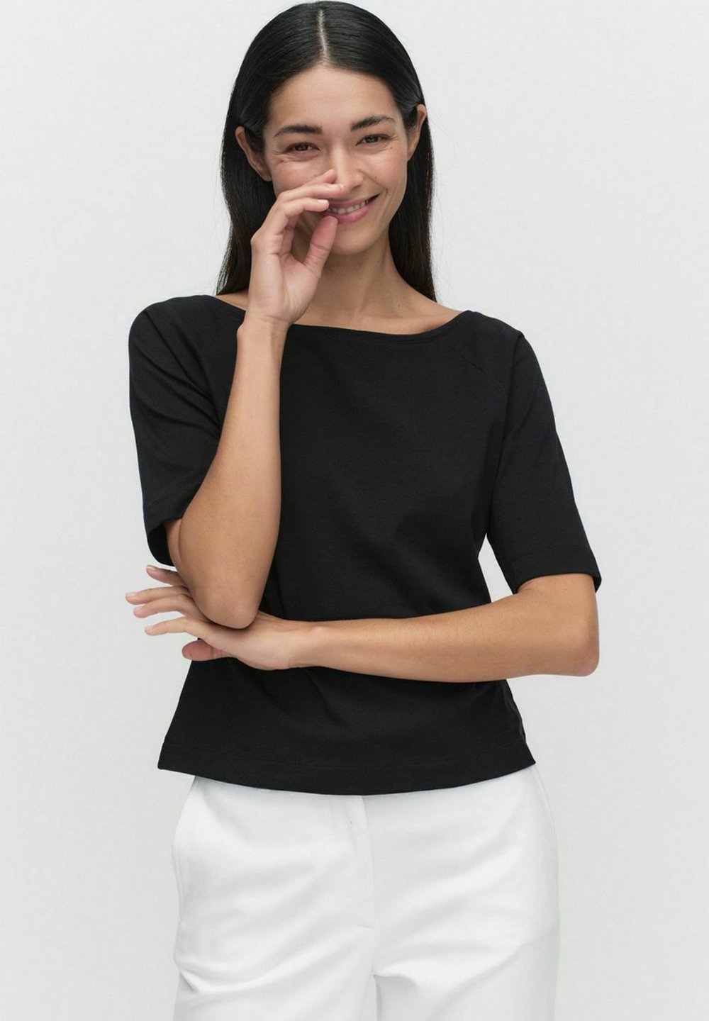 

Базовая футболка JOSEFINE JERSEY STOCKH LM, черный