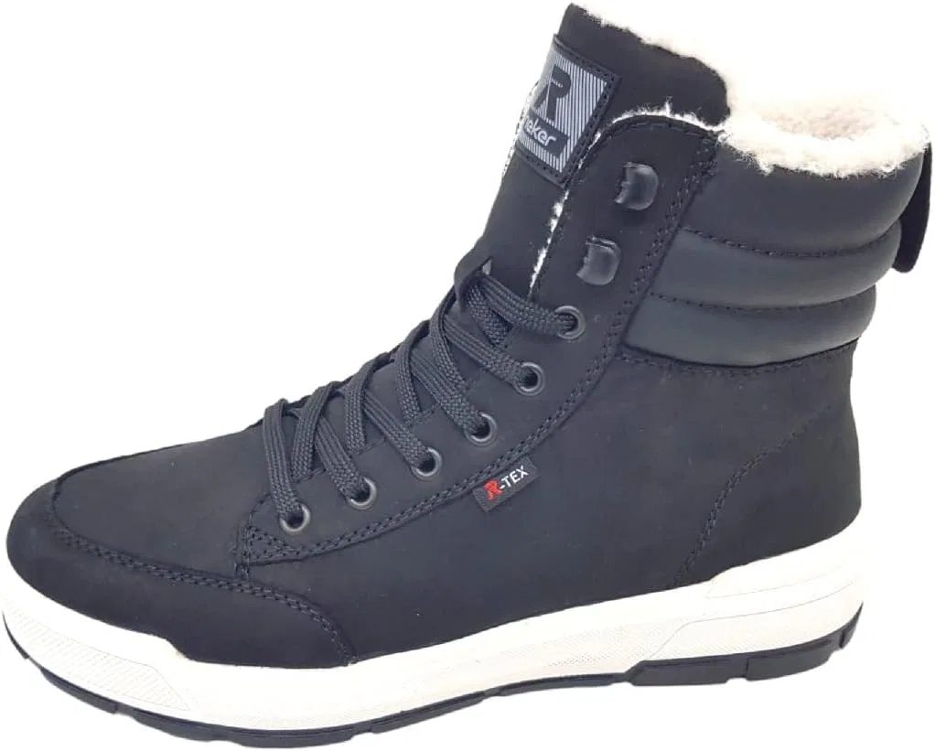 Ботинки Rieker Herren U0071 Schnürstiefel, Black 00 — фото 4