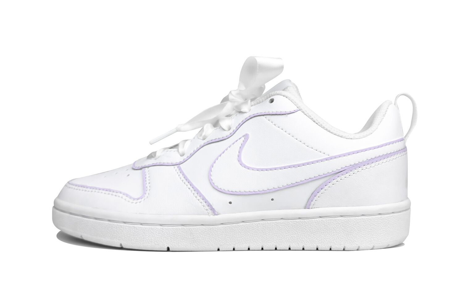 

Кроссовки Nike Court Borough Series Skateboarding Shoes Women's Low-top White/purple, светло-фиолетовый