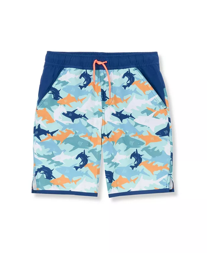 

Плавки спортивные Big Boys Husky Stretch Hydroliner Lands' End, оранжевый