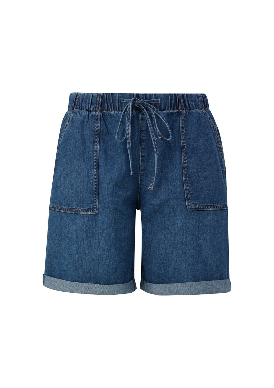 

Джинсовые шорты QS Wide leg Jeans, синий