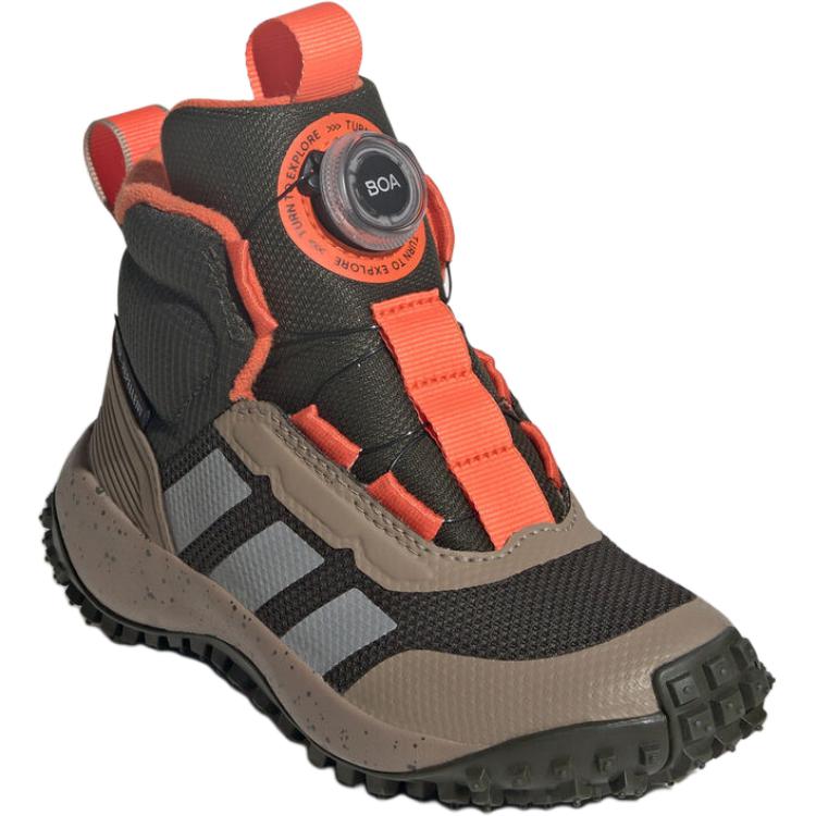 Adidas Кроссовки Fortatrail Mid top Casual коричневые детские — фото 4