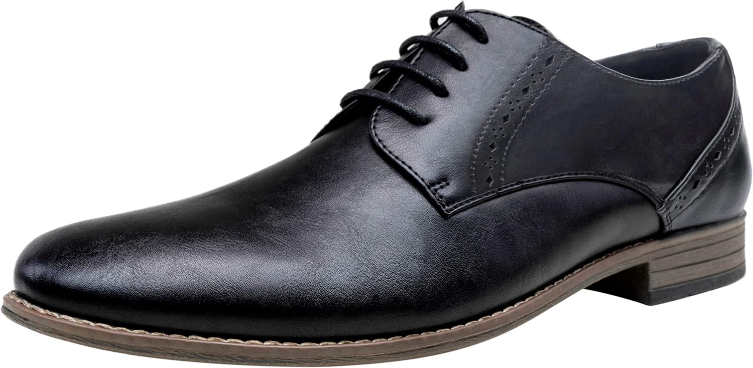 

Мужские классические туфли Vostey с крылышками и брогированием, оксфорды, черный