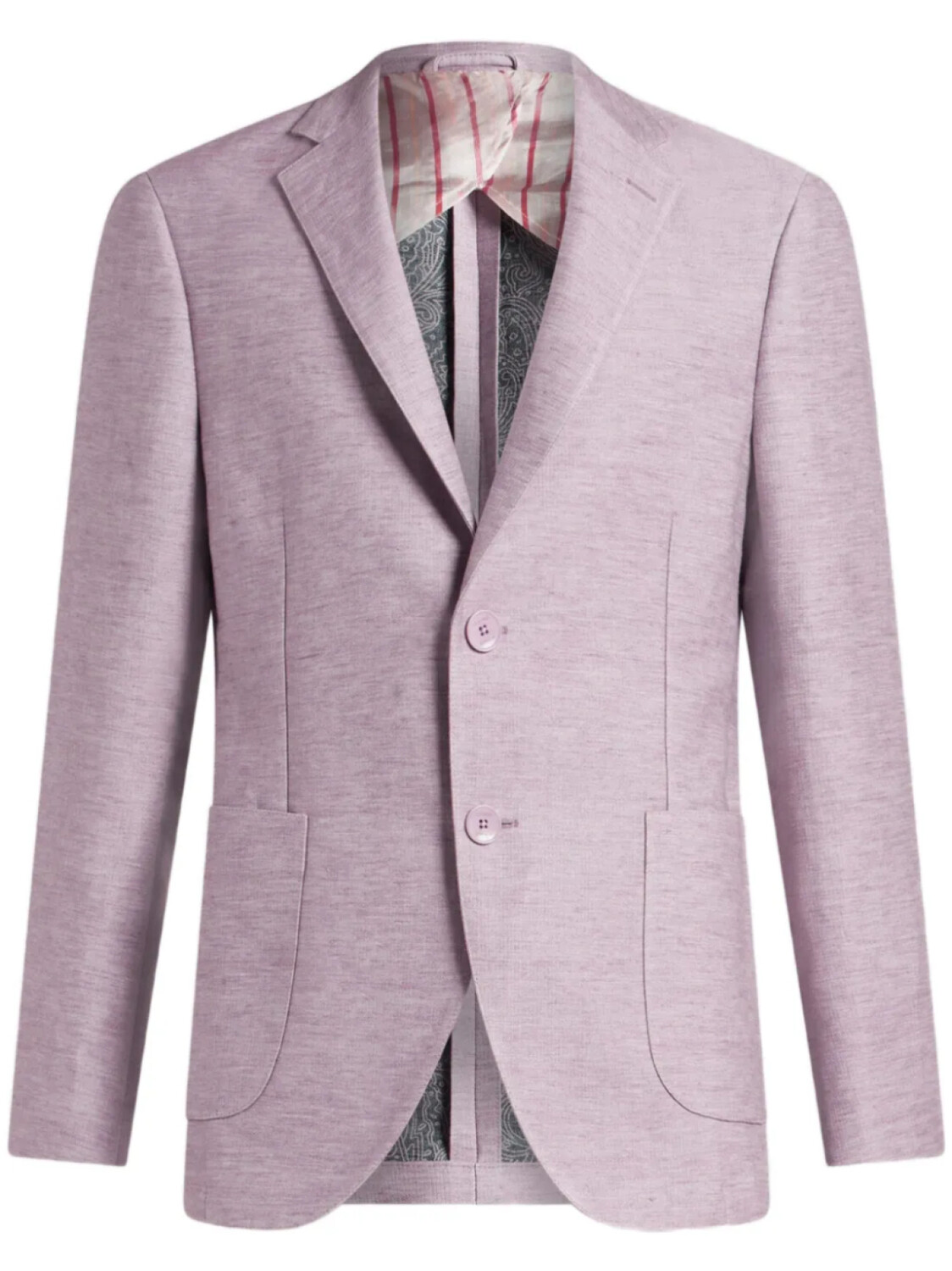 

ETRO льняной пиджак, фиолетовый