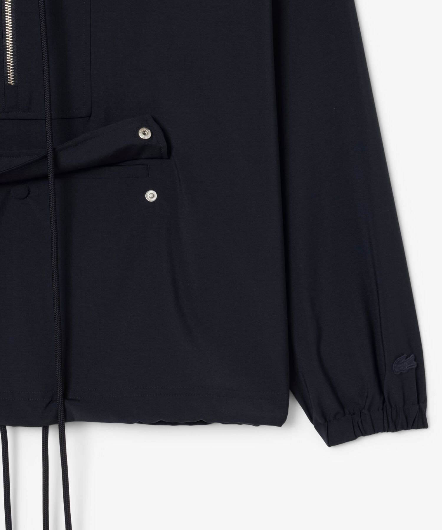 Анорак LACOSTE Dark Navy из смесовой шерсти и фланели — фото 3