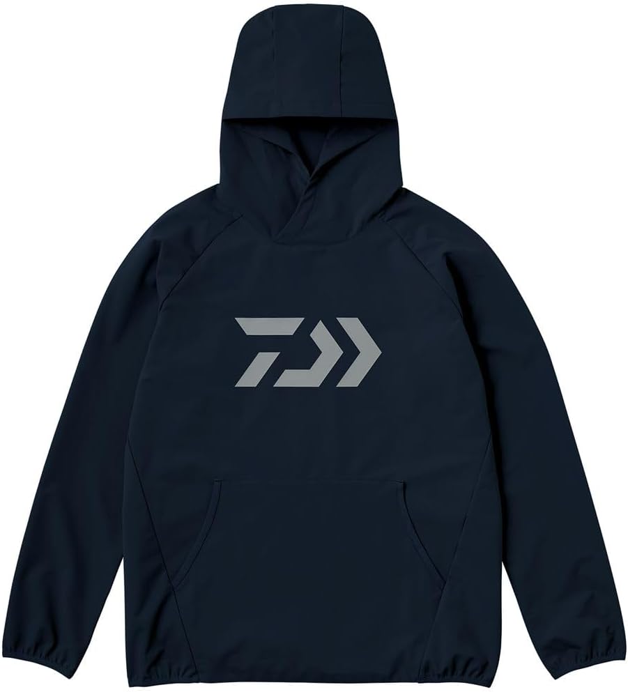 

Толстовка Daiwa DE-6725 Light Stretch Hoodie, разные модели (2025 год), темно-синий