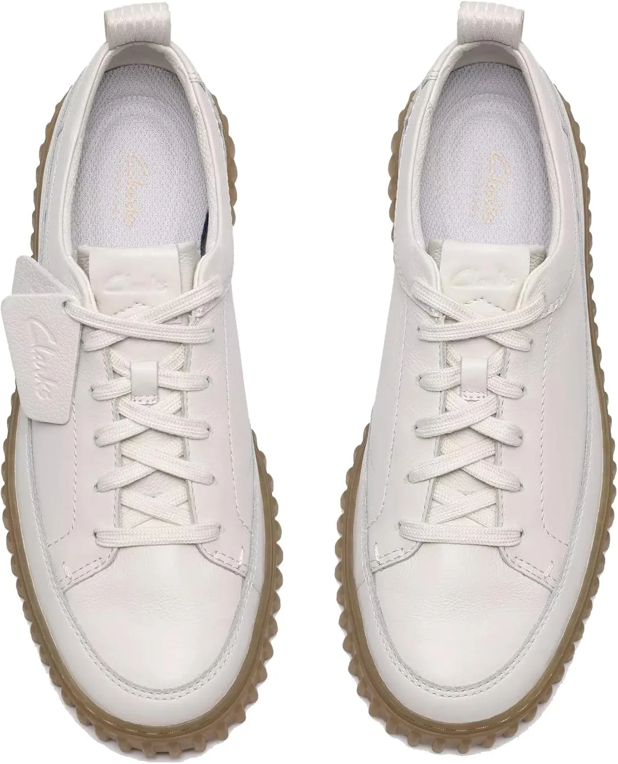 Мужские туфли на шнуровке Clarks Torhill Lace, белый — фото 4