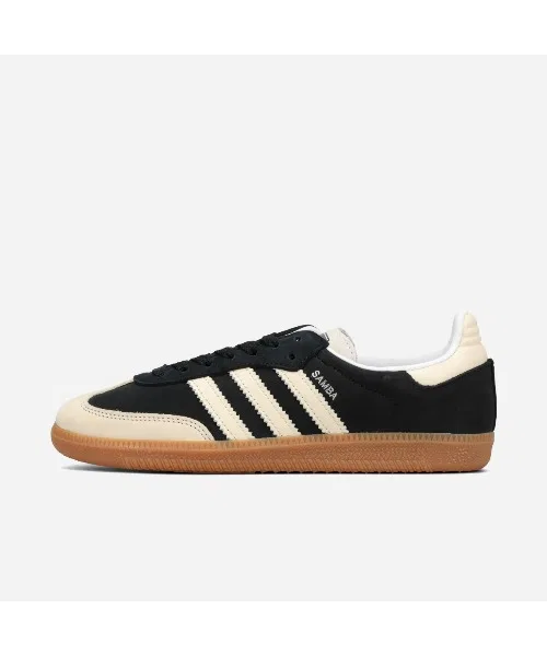 Мужские/женские кроссовки adidas Samba OG чёрные — фото 4