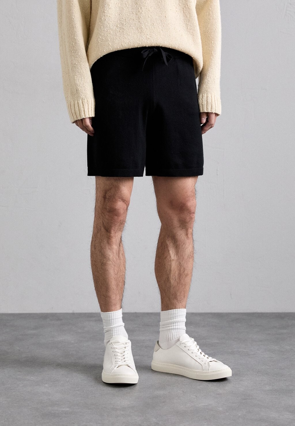 

Шорты Cashmere Blend Plain Shorts KNITID, черные