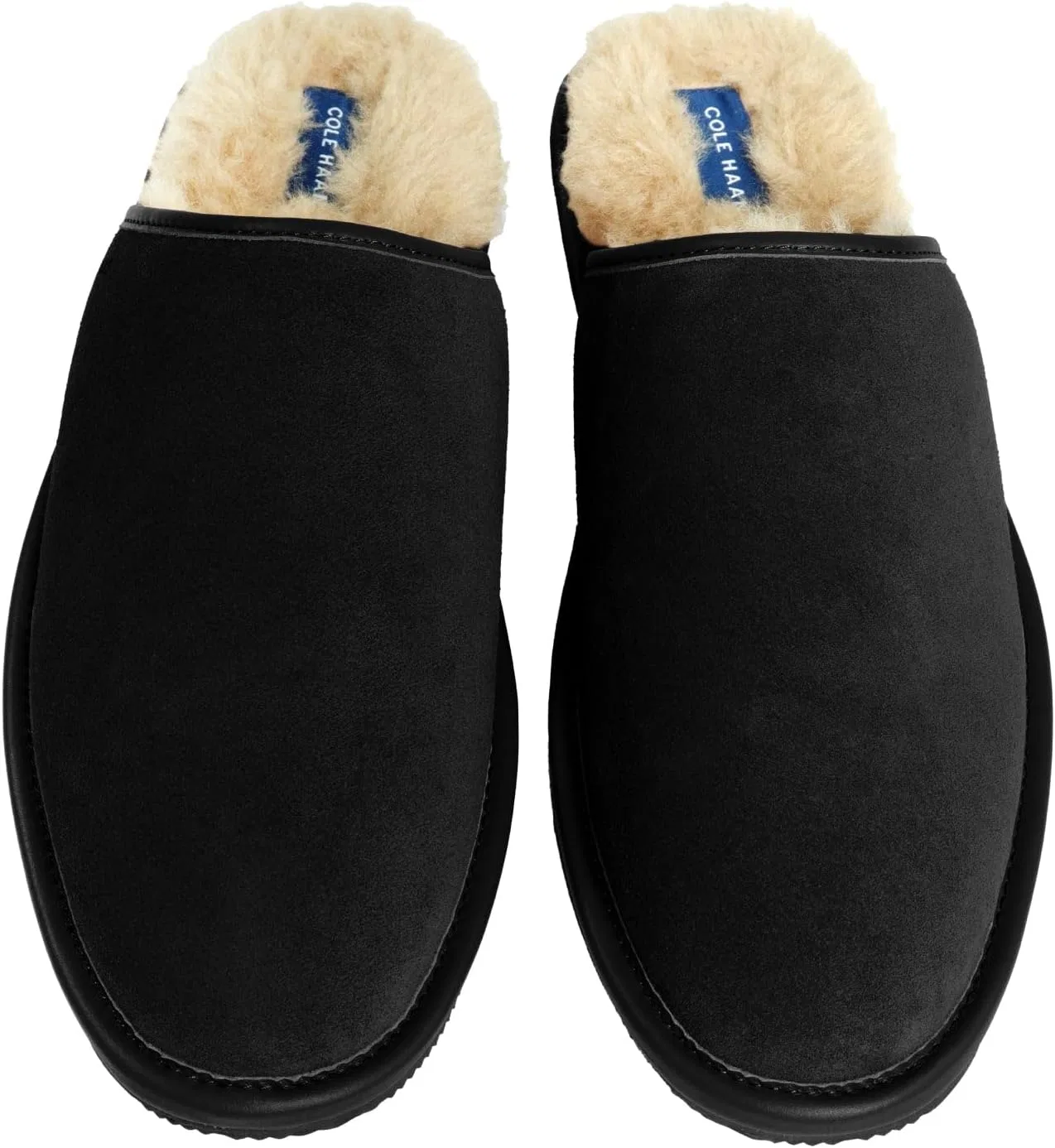 Мужские мягкие удобные тапочки Cole Haan, Caviar — фото 3