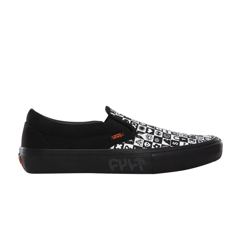 

Слипоны Cult x Slip-On Pro Vans, черный