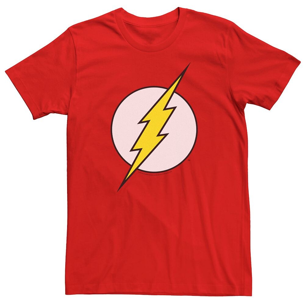 

Мужская футболка с винтажным логотипом Flash Licensed Character, красный