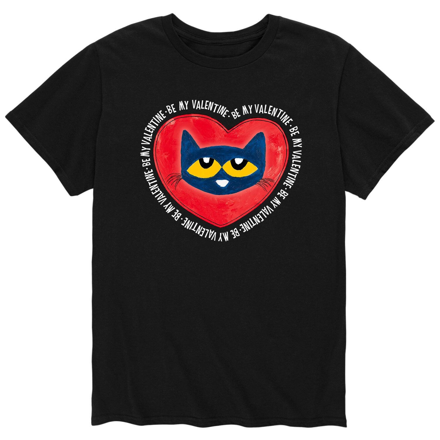 

Мужская футболка Pete the Cat Be My Valentine Licensed Character