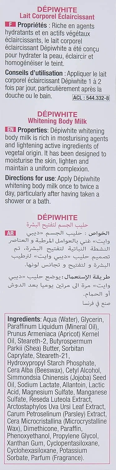 Лосьон для тела отбеливающий ACM Depiwhite, набор из 2 шт., 200 мл — фото 4