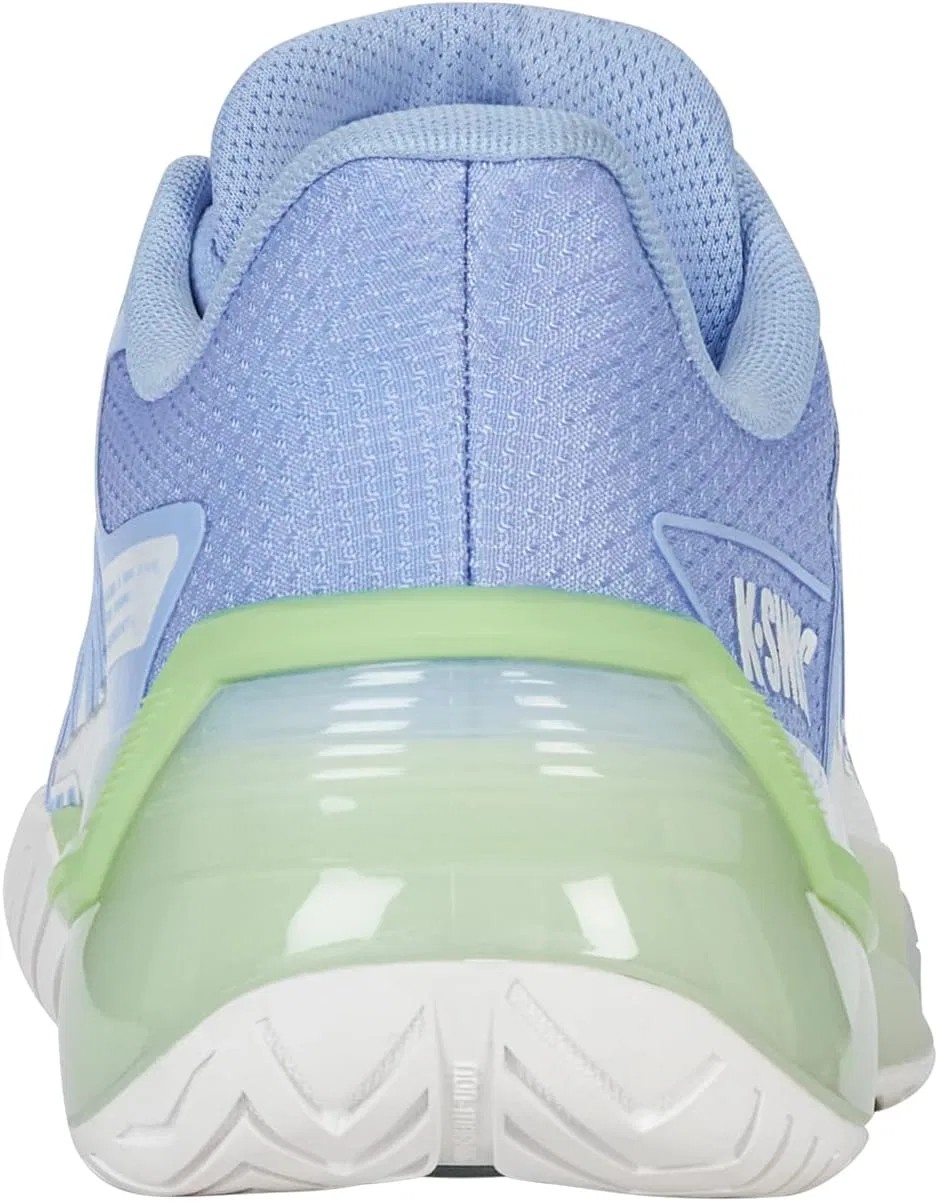 Кроссовки для тенниса K-Swiss Ultrashot 4, Lucent White/Dutch Canal/Paradise Green — фото 4