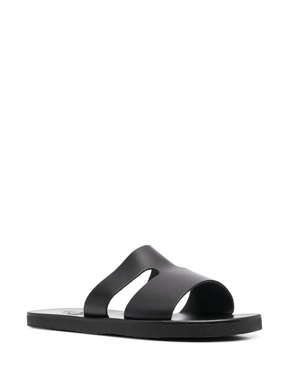 Шлепанцы Apteros с вырезами Ancient Greek Sandals, черный — фото 2
