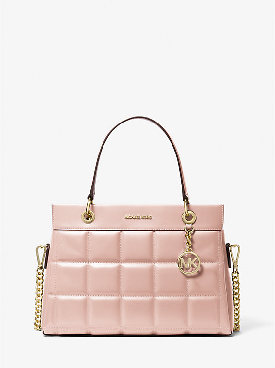 

Сумка-портфель Susan Medium из стеганой кожи Michael Kors, розовый