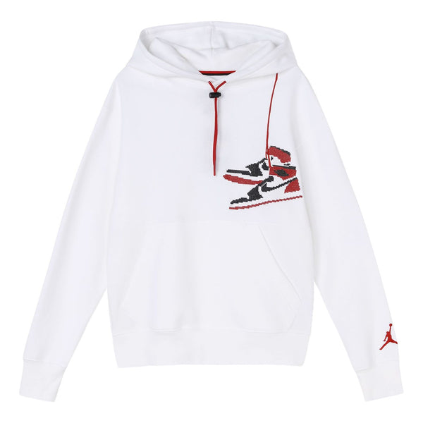 

Толстовка Air Jordan Jumpman Holiday Sports Hooded Pullover For Men White, белый